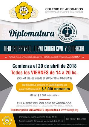 DIPLOMATURA DERECHO PRIVADO NUEVO CODIGO CIVIL Y COMERCIAL